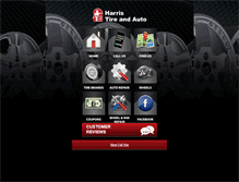 Tablet Screenshot of harristireandauto.com
